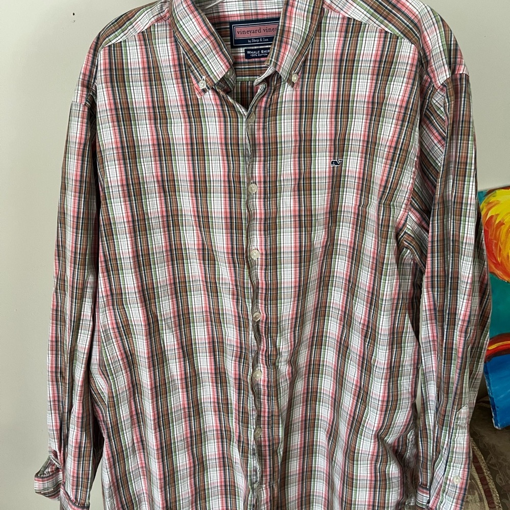 Vineyard Vines Whale Shirt Large
